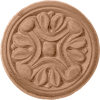 Ekena Raymond Rosette ROS03X03RAMA, 3-1/2"W x 3-1/2"H x 1/2"D
