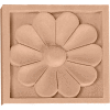 Ekena Medium Medway Rosette ROS03X03X01MEMA, 3-1/2"W x 3-1/2"H x 3/4"D