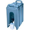 Cambro 250LCD131 - Camtainer Beverage Carrier, Insulated, 2-1/2 Gal., 16-1/2x9x18-3/8, Dark Brown