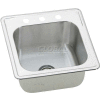 Elkay® ESE2020101, Gourmet Elite By Elkay® Sink, 20"L X 20"W X 10-1/8"D