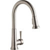 Elkay LK6000LS, Everyday Pull-Out Kitchen Faucet, Lustrous Steel, Single Lever Handle