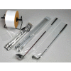 Low Density Poly Tubing 12" x 725' 6 Mil Clear Roll