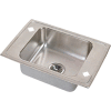 Elkay® PSDKR25172LM Celebrity Stainless Steel Single Bowl Drop-in Classroom Sink