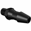 Eldon James 10-32 UNF to 5/32" Barbed Adapter, Black Nylon