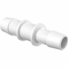 Eldon James 5/8" to 1/2" Barbed Reduction Coupler, Natural Kynar