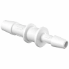 Eldon James 1/4" to 5/32" Barbed Reduction Coupler, High Density Polyethylene