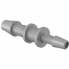 Eldon James 1/4" to 1/8" Barbed Reduction Coupler, Gray Kynar