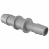 Eldon James 1/2" to 3/8" Barbed Reduction Coupler, Gray Kynar