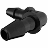 Eldon James 3/32" Barbed Equal 90 Degree Elbow, Black Nylon