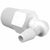 Eldon James 1/8-27 NPT to 5/32" Barbed Elbow, High Density Polyethylene