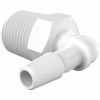 Eldon James 3/8-18 NPT to 5/16" Barbed Elbow, Natural Nylon