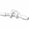 Eldon James 1/16" Equal Barbed Y-Connector, Natural Nylon