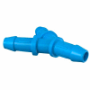 Eldon James 3/16" Equal Barbed Y-Connector, Antimicrobial High Density Polyethylene