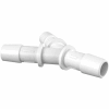 Eldon James 5/16" Equal Barbed Y-Connector, Natural Nylon