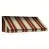 Awntech EN24-3BRTER, Window/Entry Awning 3-3/8'W x 2'H x 4'D Brown/Terra Cotta
