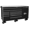 Extreme Tools 76" 12 Drawer Professional Roller Cabinet in Black