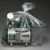 Blue Tint Bags and Covers on Roll, 1.25 mil, 12" x 8" x 30", Pkg Qty 150