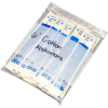2 Mil Single Track Seal Top Bags With Write On Block, 3"L x 2"W, Clear, Pack of 1000