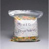 Clear Line Seal Top Reclosable Bags W/ Write On Block, Pint Size, 6"W x 8"L, 2 Mil, Clear, 1000/Pack