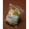 Polyethylene Slide Seal Bag with Write-on Block, 3 mil, 6" x 9", Pkg Qty 250