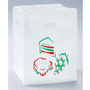 Printed Take Out Bags W/ Square Cut Top, 12"W x 16"L, 1.75 Mil, 500/Pack