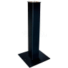Surface Mount Post 27-1/2"H and Base Plate Package Black