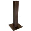 Surface Mount Post 27-1/2"H and Base Plate Package Bronze