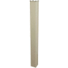In-Ground Steel Mounting Post 43"H White