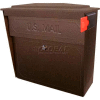 Townhouse Wall Mount Mail Boss Locking Mailbox Bronze