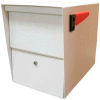 Mail Boss Package Master Commercial Locking Mailbox White