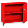 Equipto Handy Cabinet w/1 Shelf, 30"W x 13"D x 27"H, Textured Cherry Red