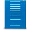Equipto 45"W Modular Cabinet 10 Drawers No Divider, 59"H, Keyed Alike Lock-Textured Regal Blue