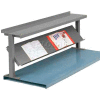 Equipto® Production Booster 452T48-GY, 48"W X 24"H, 2 Shelves, Office Gray