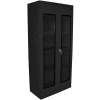 Equipto Quick View Cabinet 30 x 12 x 26, Assembled - Textured Black