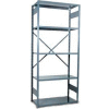 Equipto Vg Open Shelf Starter Unit -48" W X 18"D X 84" H W/ 5 Shelves, Smooth Office Gray