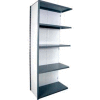 Equipto Vg Closed Shelf Add On Unit - 36" W X 18"D X 84" H W/ 5 Shelves, Textured Regal Blue