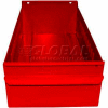 Equipto Metal Shelf Drawer 8539 - 4-1/4"W x 17"D x 3-1/8"H, Textured Cherry Red - Pkg Qty 3