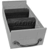 Equipto Individual Metal Shelf Drawer, 5-5/8"w x 17"D x 3-1/8"H, Textured Dove Gray