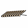 Awntech ER1836-3KT, Window/Entry Awning 3-5/16'W x 1-1/2'H x 3'D Black/Tan