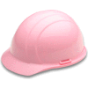 ERB 19775 Americana Hard Hat, 4-Point Ratchet Suspension, Light Pink