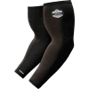 Ergodyne® Chill-Its® 6690, Cooling Arm Sleeves, Black, M, 12383