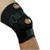 Ergodyne® 620 Knee Sleeve; Open Patella/Spiral Stays, Black, 2XL