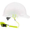 Ergodyne® Squids® 3157 Coil Hard Hat Lanyard with Buckle, Lime, 18" - Pkg Qty 6
