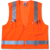 Ergodyne® GloWear® 8250Z Class 2 Surveyors Vest, Orange, L/XL