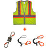 Ergodyne&#174; GloWear&#174; 8231TVK Hi-Vis Tool Tethering Safety Vest Kit, 4XL/5XL, Type R, Class 2