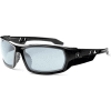 Ergodyne® Skullerz® Odin Safety Glasses, Indoor/Outdoor Lens, Black Frame
