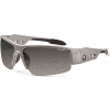Ergodyne® Skullerz® DAGR-AF Safety Glasses, Matte Gray, Anti-Fog Smoke Lens, 52133