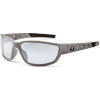 Ergodyne® Skullerz® Kvasir Safety Glasses, Indoor/Outdoor Lens, Matte Gray Frame