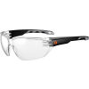 Ergodyne&#174; Skullerz&#174; VALI Frameless Safety Glasses, Matte Black, Anti-Fog Clear Lens