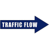 Durastripe 12X4 Arrow Sign - Traffic Flow